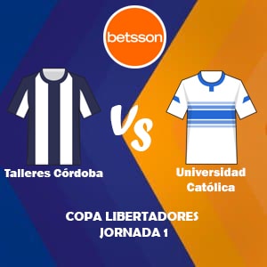 Apostar en Betsson Chile con los bonos de bienvenida | Talleres Córdoba vs Universidad Católica (06 Abril) Pronósticos para la Copa Libertadores