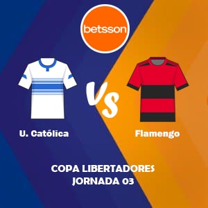 Apostar en Betsson Chile con los bonos de bienvenida | Universidad Católica vs Flamengo (28 Abril) | Pronóstico para la Copa Libertadores