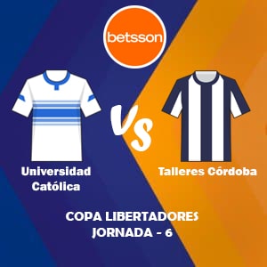 Apostar en Betsson Chile con los bonos de bienvenida | Universidad Católica vs Talleres Córdoba (24 Mayo) | Pronósticos para la Copa Libertadores