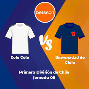 Betsson Chile, Pronóstico Colo Colo vs Universidad de Chile| Jornada 08 – Primera División de Chile