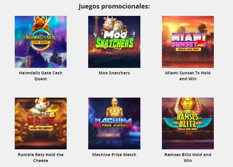 Juegos promocionales para la promoción el Pozo millonario de Kalamba