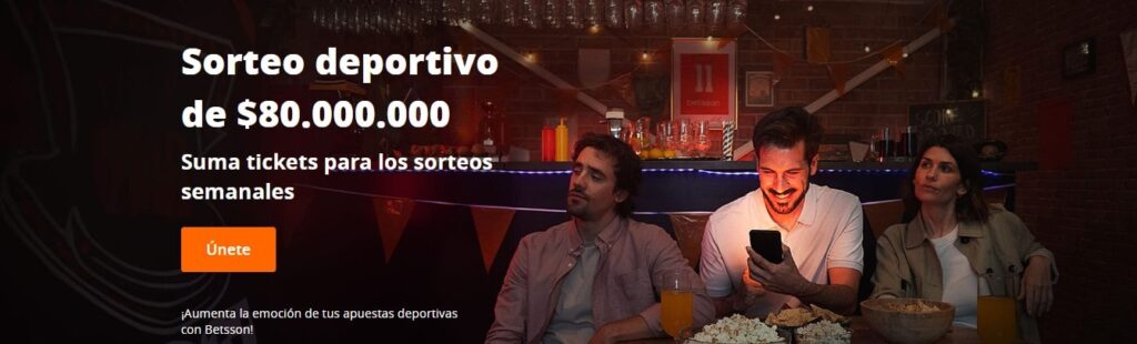 Sorteo deportivo de $80.000.000