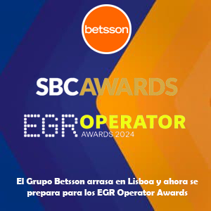 El Grupo Betsson arrasa en Lisboa y ahora se prepara para los EGR Operator Awards de Londres