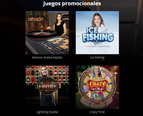 Betsson - Juegos promocionales